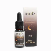 Suplementy naturalne - India Cosmetics, CBD Full Spectrum 5% z melatoniną, 10ml - miniaturka - grafika 1