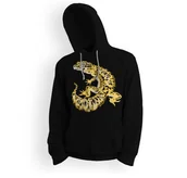 Bluzy dla dziewczynek - Bluza dziecięca z kapturem gekon lamparci 116 5made - miniaturka - grafika 1