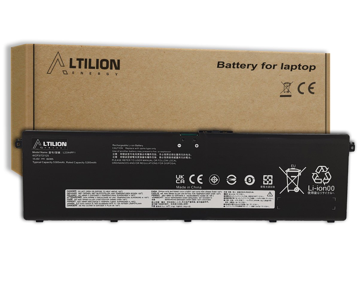 Bateria L23X4PF1 do Lenovo IdeaPad Pro 5-14IMH9 14IAH10 16AHP9 16AKP10