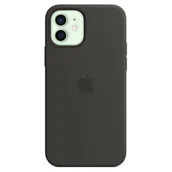 Etui i futerały do telefonów - Apple Etui Silicone Case do iPhone 12/12 Pro Czarny MHL73ZM/A - miniaturka - grafika 1