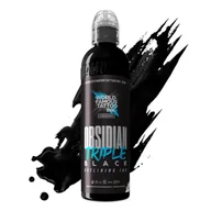 Wyposażenie studia tatuażu - Farba World Famous Limitless Tattoo Ink - Obsidian Triple Black Outlining 120ml - miniaturka - grafika 1