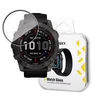 Akcesoria do smartwatchy - Wozinsky Watch Glass hybrydowe szkło do Garmin Fenix 7X czarny - miniaturka - grafika 1