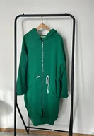 Bluzy damskie - Damska Bluza Długa Zielona Rozmiar Uniwersalny (42-48) *Made In Italy* - miniaturka - grafika 1