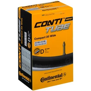 Accent CONTINENTAL Compact 20 Wide / Rozmiar koła: 20" / Szerokość: 50 mm 54 mm 57 mm 60 mm 62 mm 52 mm 55 mm 56 mm 58 mm / Typ wentyla: dunlop / rowerowy CO0181281 - Opony rowerowe - miniaturka - grafika 1
