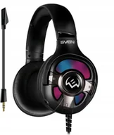 Słuchawki - SVEN AP-U1100MV czarne - miniaturka - grafika 1