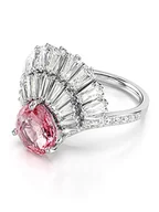 Pierścionki - Swarovski Pierścionek z cyrkoniami i kryształami - miniaturka - grafika 1