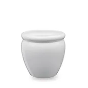 Donice - Donica ceramiczna Muza 5 J1500 28 cm biały - miniaturka - grafika 1