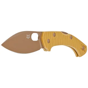 Nóż składany Fox Zero 2.0 Desert Warrior Coyote Tan FRN, Coyote Top Shield Becut by Jens Ansø (FX-311 CT) - Noże - miniaturka - grafika 2