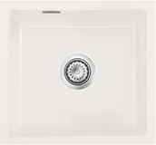 Zlewozmywaki - Zlewozmywak ceramiczny SYSTEMCERAM Mera 42 U Gronland Korek automatyczny 5301 02 - miniaturka - grafika 1