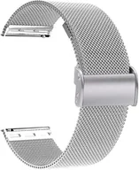 Akcesoria do smartwatchy - PASEK BRANSOLETA DO ZEGARKA SREBRNA STAL NIERDZEWNA 18mm - miniaturka - grafika 1