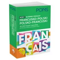 Książki do nauki języka francuskiego - Nowy słownik szkolny fran-pol-fran PONS - miniaturka - grafika 1