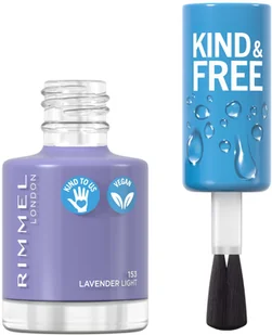 Rimmel London London Kind & Free lakier do paznokci 8 ml 153 Lavender Light - Lakiery do paznokci - miniaturka - grafika 4