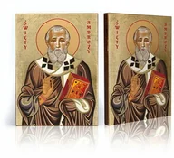 Ikony i obrazy sakralne - Ikona religijna Święty Ambroży - miniaturka - grafika 1