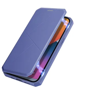 Dux Ducis Skin X kabura etui pokrowiec z klapką iPhone 13 Pro niebieski - Etui i futerały do telefonów - miniaturka - grafika 7
