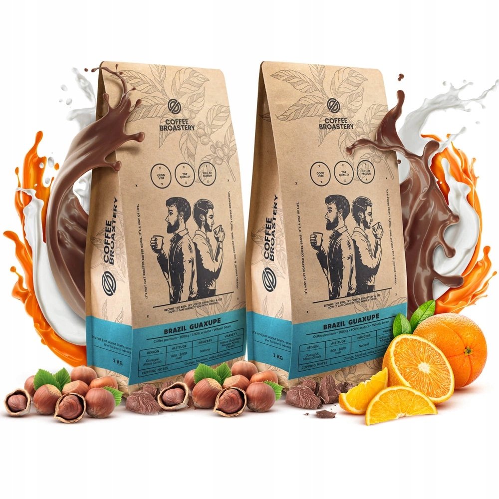 Kawa ziarnista Arabica Coffee Broastery Brazylia Guaxupe 2kg 100% Arabica