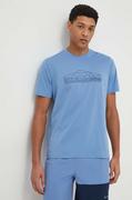 Koszulki męskie - Columbia t-shirt sportowy Legend Trail kolor niebieski z nadrukiem - miniaturka - grafika 1