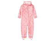 Kombinezony dla dzieci - lupilu® Kombinezon przeciwdeszczowy niemowlęcy / dziewczęcy, z kapturem (98/104, Różowy) - miniaturka - grafika 1