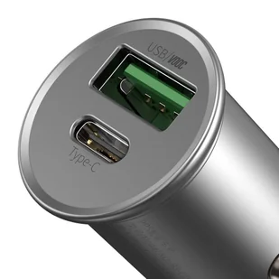 Baseus Baseus PPS inteligentna ładowarka samochodowa USB / USB Typ C 30 W Quick Charge 4.0 QC4+ Power Delivery 3.0 VOOC SCP AFC MTKPE srebrny (CCYS-C0S) hurtel-60586-0 - Ładowarki samochodowe - miniaturka - grafika 21