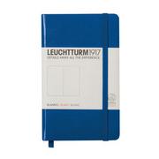 Notesy i bloczki - Leuchtturm, Notes Pocket, 185 stron, gładki, niebieski - miniaturka - grafika 1