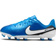 Piłka nożna - NIKE Unisex dziecięce buty piłkarskie Legend 10 Academy Fg/Mg, Soar White, 37.5 EU - miniaturka - grafika 1