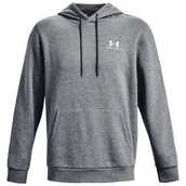 Bluzy sportowe męskie - Męska bluza Under Armour Essential Fleece Hoodie Rozmiar: L / Kolor: szary - miniaturka - grafika 1
