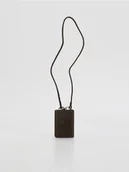 Portfele - Reserved - Skórzany portfel - ciemnobrązowy - miniaturka - grafika 1