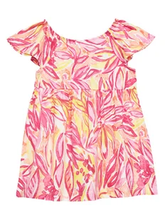 United Colors Of Benetton Sukienka letnia 34VAGV010 Różowy Relaxed Fit - Sukienki i spódniczki dla dziewczynek - miniaturka - grafika 1