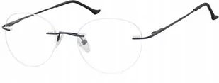 Bezramkowe okulary oprawki damskie męskie lenonki - Okulary korekcyjne, oprawki, szkła - miniaturka - grafika 1