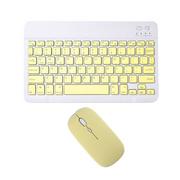 Akcesoria do tabletów i e-booków - Strado Uniwersalna klawiatura bluetooth + mysz dla urządzeń mobilnych - UK1 (Żółta) DNETKLAUK1.YELLOW - miniaturka - grafika 1