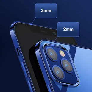 Joyroom New Beautiful Series ultra cienkie przezroczyste etui z metaliczną ramką do iPhone 12 Pro Max zielony (JR-BP796) - Etui i futerały do telefonów - miniaturka - grafika 11