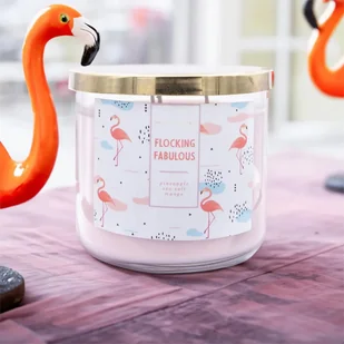 Sojowa świeca zapachowa 3 knoty w szkle Colonial Candle 411 g Ananas Mango - Świece - miniaturka - grafika 1