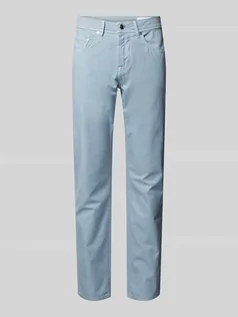 Spodnie męskie - Spodnie o kroju regular fit z 5 kieszeniami model ‘Jack’ - grafika 1