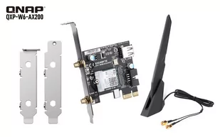 QNAP QNAP QXP-W6-AX200 WiFi6 PCIe adapter QXP-W6-AX200 - Adaptery i przejściówki - miniaturka - grafika 1