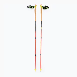 Kije biegowe LEKI Ultratrail FX.One bright red/black/neonyellow - Kije trekkingowe - miniaturka - grafika 1
