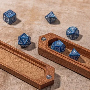 Rpg Dice Box, pudełko na wszystkie kości, sapelli Q-Workshop - gra - Akcesoria do gier planszowych - miniaturka - grafika 1