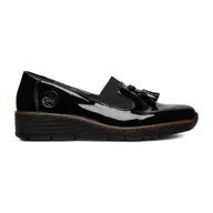 Półbuty damskie - Mokasyn Rieker 53751-00 - miniaturka - grafika 1