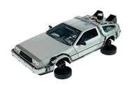 Samochody i pojazdy dla dzieci - WELLY DELOREAN POWRÓT DO PRZYSZŁOŚCI 2 FLYING MODE 1:24 SAMOCHÓD NOWY METALOWY MODEL - miniaturka - grafika 1