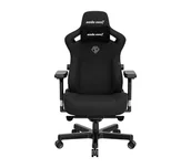 Fotele gamingowe - Anda Seat Kaiser 3 L Gamingowy do 150kg Tkanina Czarny - miniaturka - grafika 1