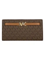 Portfele - Michael Kors Portfel w kolorze brązowym - 19 x 10 x 2 cm - miniaturka - grafika 1