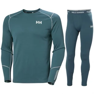 Helly Hansen Lifa Active bielizna narciarska, komplet, męski, urkusowo-zielone - Pozostała odzież narciarska - miniaturka - grafika 1