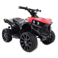 Pojazdy elektryczne dla dzieci - Import SUPER-TOYS Quad na akumulator EVA, miękkie siedzenie, dwa akumulatory/RBT570 RBT-570-CZERWONY - miniaturka - grafika 1