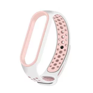 Xiaomi Opaska Xiaomi Mi Band 5 Dots szaro-różowy wristband_20210401143514 - Akcesoria do smartwatchy - miniaturka - grafika 2