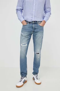 Spodnie męskie - Pepe Jeans jeansy męskie kolor niebieski - grafika 1