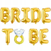 Wieczór panieński i kawalerski - BALONY ZESTAW NA WIECZÓR PANIEŃSKI NAPIS Z BALONÓW BANER ZŁOTE DEKORACJE - miniaturka - grafika 1