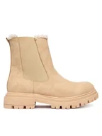 Botki damskie - Calvin Klein Botki V3A5-83126-0315500 D Beżowy - miniaturka - grafika 1