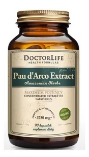 DOCTOR LIFE DOCTOR LIFE Pau dArco extract 90 kaps - Suplementy naturalne - miniaturka - grafika 1