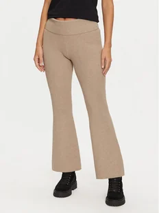 Guess Spodnie materiałowe W4BB53 Z3K92 Beżowy Regular Fit - Spodnie sportowe damskie - miniaturka - grafika 1