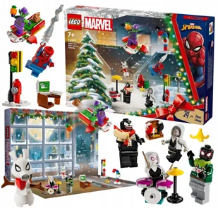 LEGO MARVEL SPIDERMAN SUPER HEROES KALENDARZ ADWENTOWY NA 2024 ROK ZESTAW - Ozdoby bożonarodzeniowe - miniaturka - grafika 1
