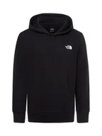 Swetry męskie - The North Face Męski sweter z kapturem Mężczyźni Bawełna czarny jednolity, S - miniaturka - grafika 1