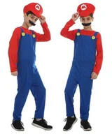 Stroje karnawałowe - Strój Przebranie Kostium Super Mario Bros 110/116 - miniaturka - grafika 1